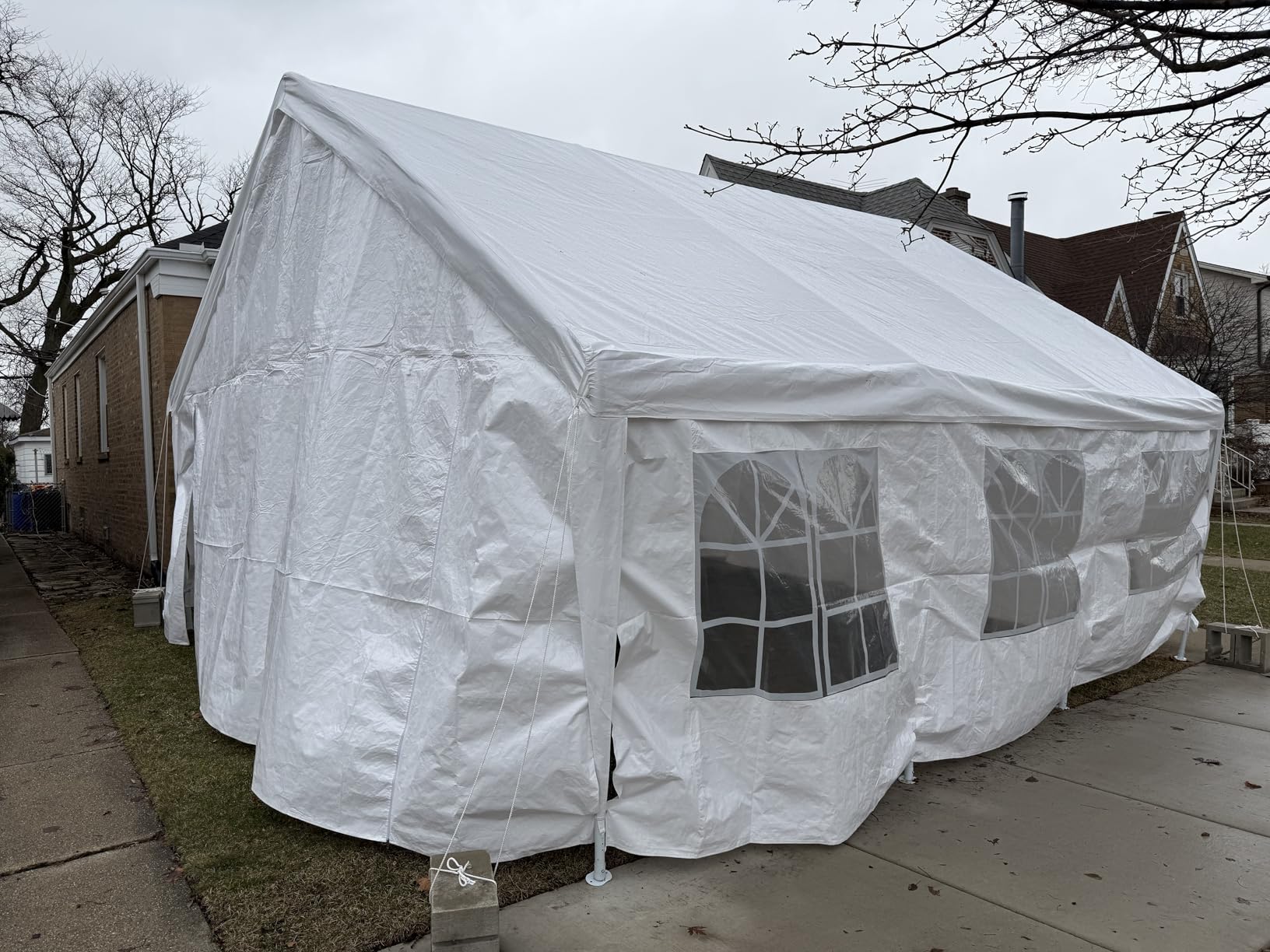 Party Tent 20’ x 20’ Outdoor Canopy Tent w/Removable Sidewall customer photo 2