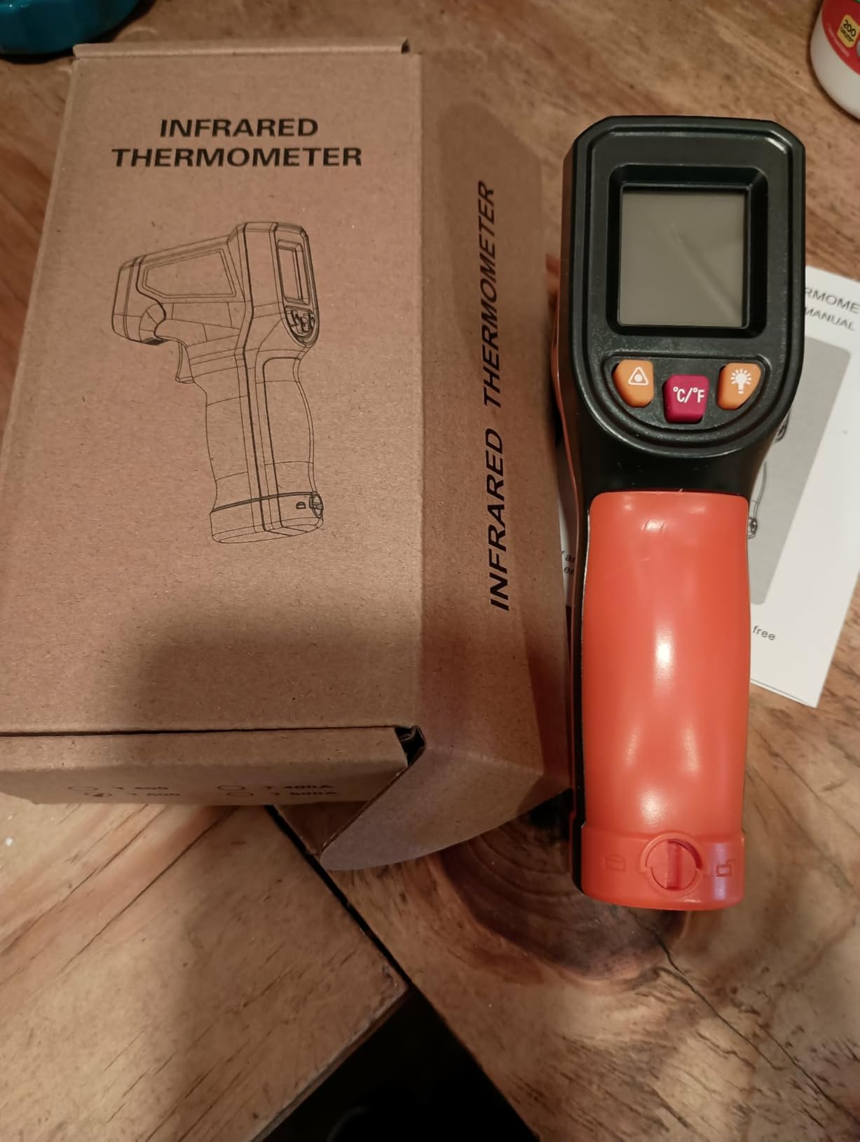 -58°F to 2732°F Digital Infrared Thermometer Gun, 50:1 Distance Ratio Laser Temperature Gun with MAX/MIN/AVG Measure and Alarm, Heat IR Temp Gun for Cooking, Griddle, HVAC, Industrial Forging customer photo 1