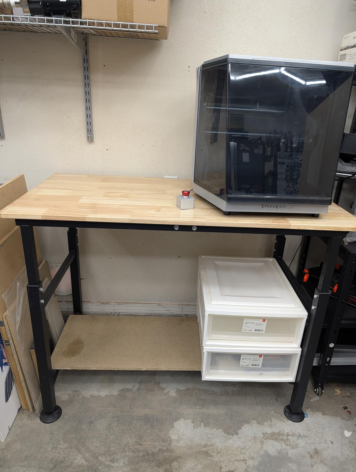 WALMANN Heavy Duty Adjustable Height Workbench 47.75