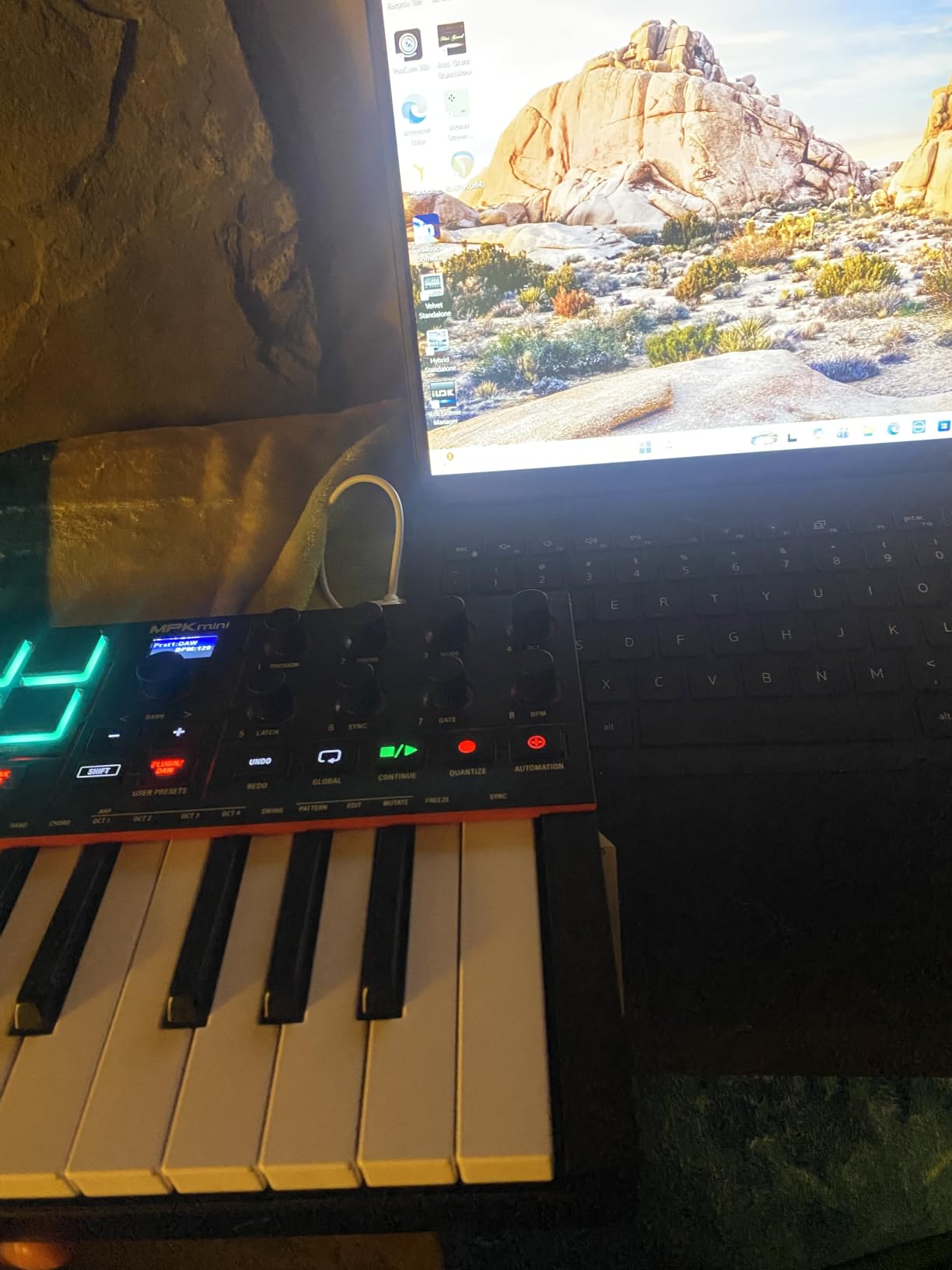 Akai Professional MPK Mini IV 25-Key USB-C MIDI Keyboard Controller, Black customer photo 1