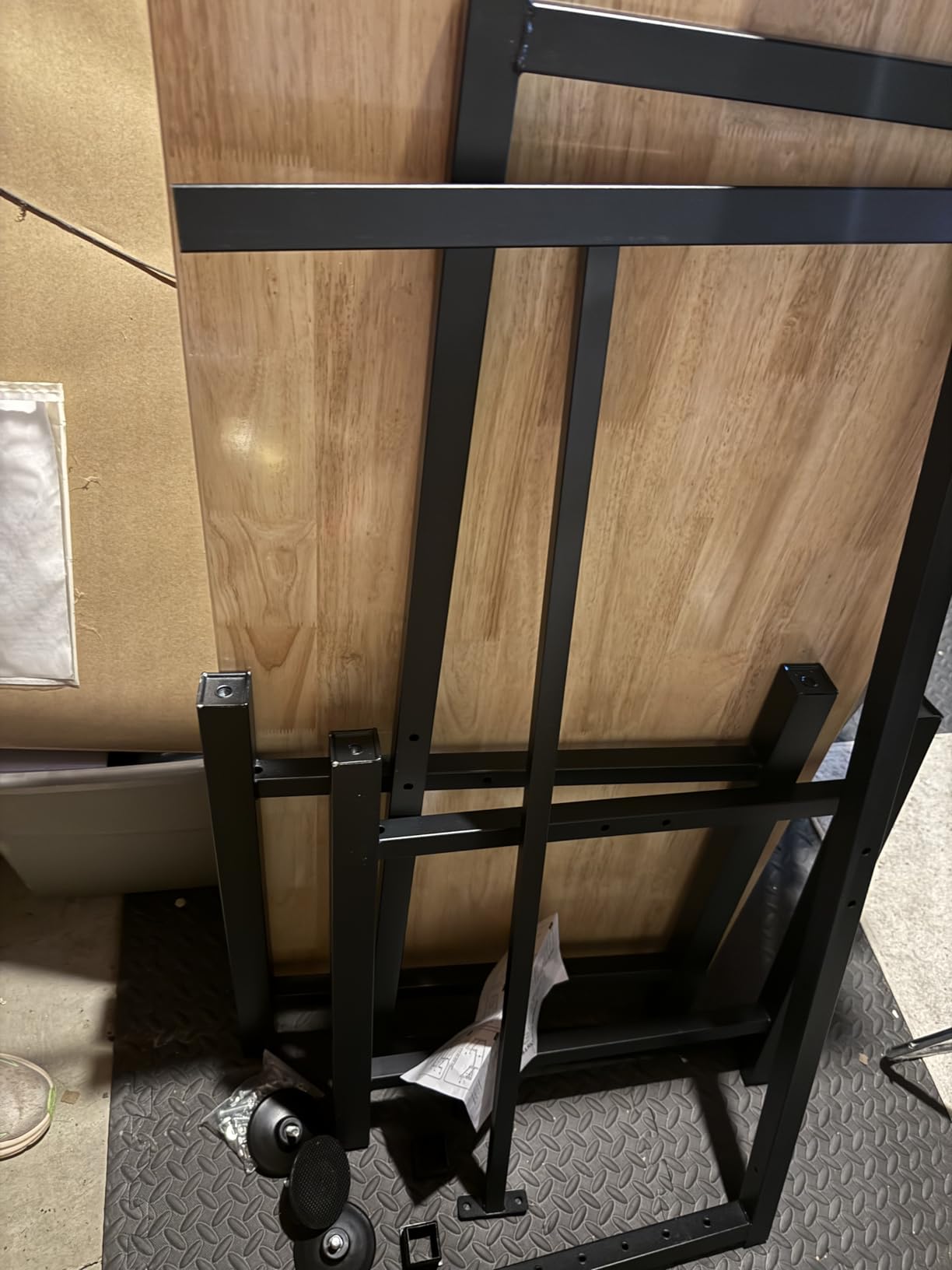 TORACK Adjustable Workbench with Rubberwood Top, 32