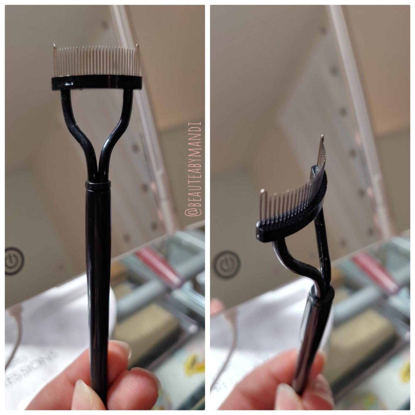 Heated Eyelash Curler - Heated Lash Curler Electric Eyelash Curler 3 Temp Settings for Makeup Tools for Achieving A Natural Curl and Long Lasting Eyelashes, Designed for Women, White BA customer photo 2