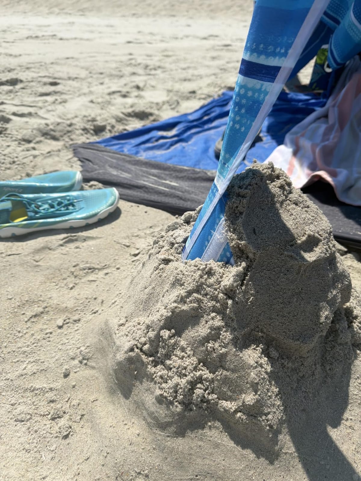 Beach Cabana Canopy Shelter – Cool Sun Shade Tent – 6’ X 6’ - UPF 50+ - Waterproof - Easy Setup – 2 Layer Wind Vent Umbrella – 6 Ft X 6 Ft – BONUS Sidewall – Beach, Lake, Park W/Family - 2 to 4 People customer photo 2
