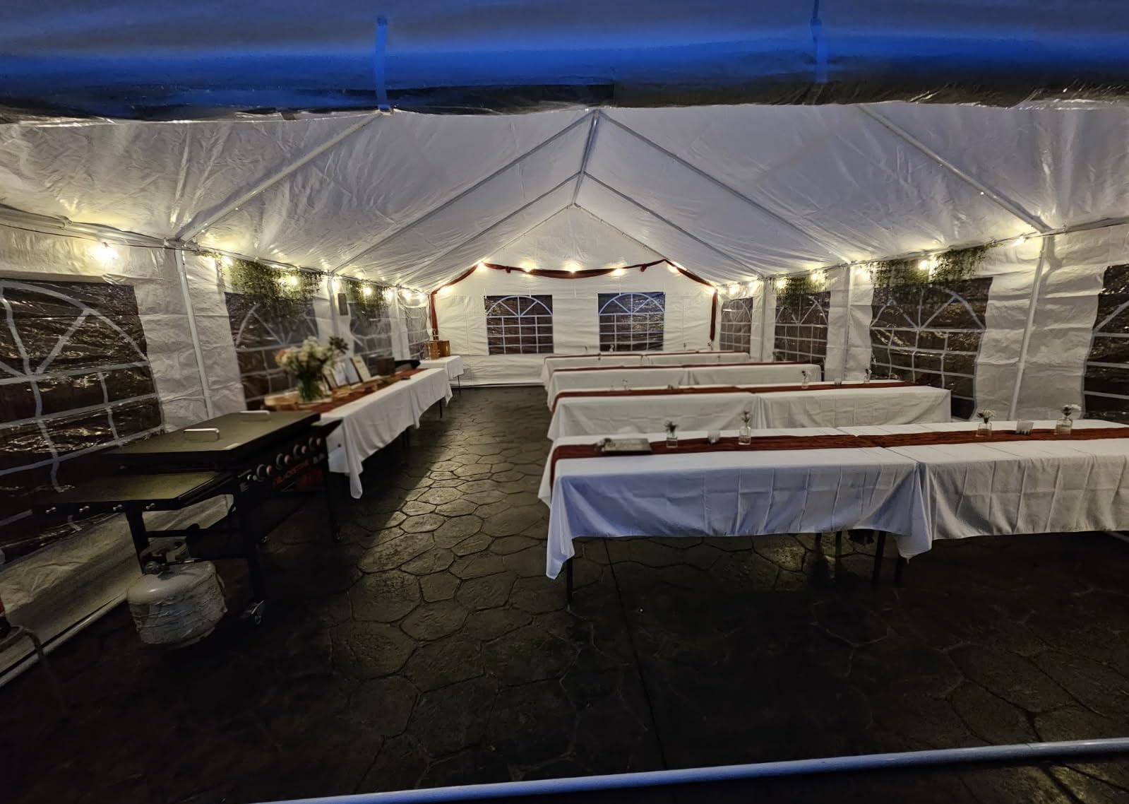 COBIZI 20x20 Party Tent Heavy Duty Waterproof for Wedding 8 Sidewalls, WH customer photo 1