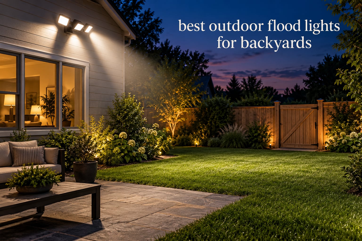 best outdoor flood lights for backyards