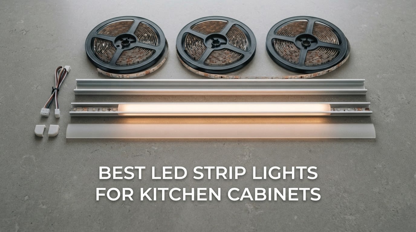 best led strip lights for kitchen cabinets