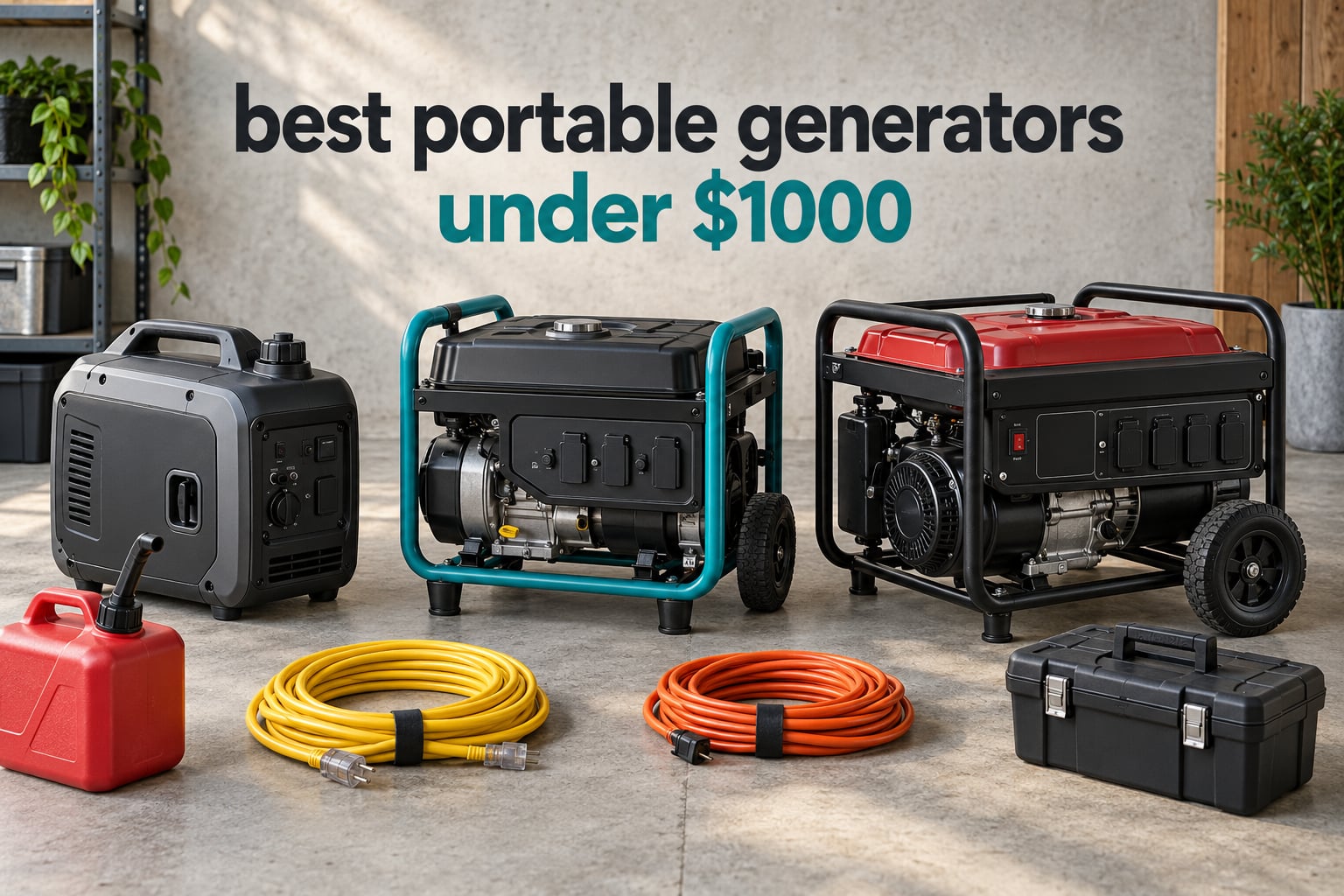best portable generators under $1000