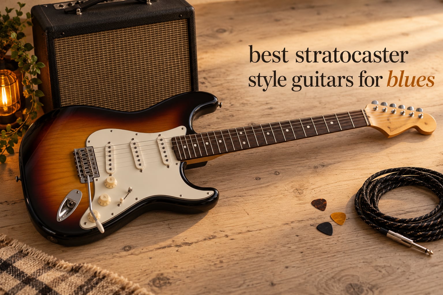 best stratocaster style guitars for blues
