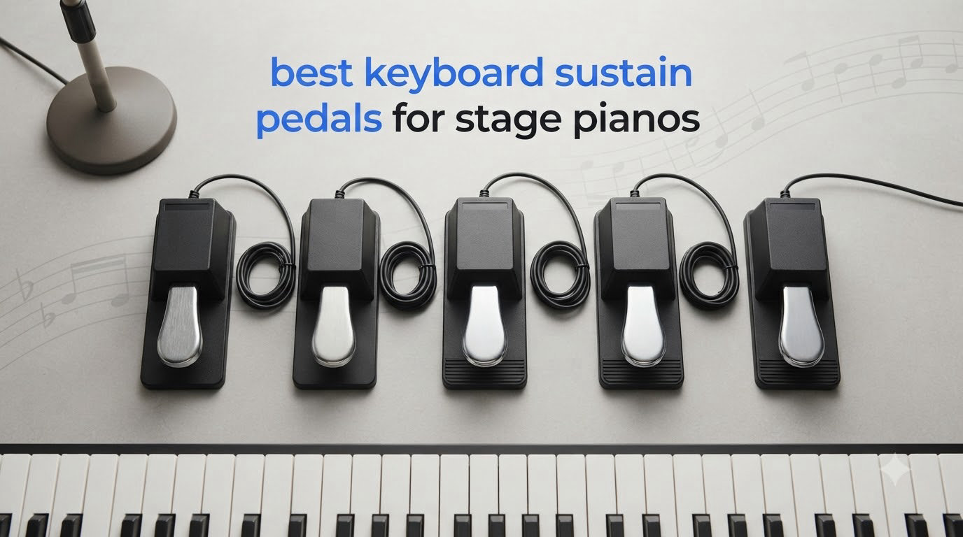 best keyboard sustain pedals for stage pianos
