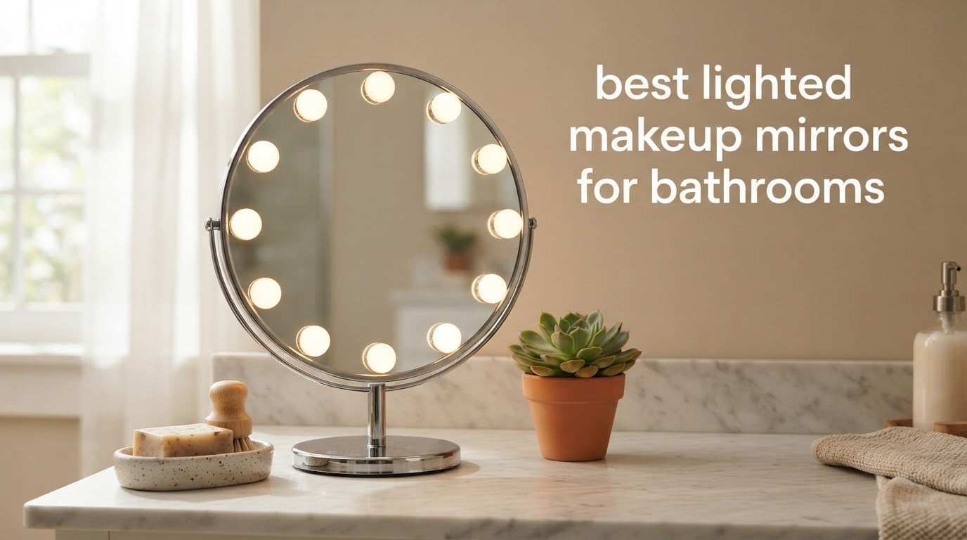 best lighted makeup mirrors for bathrooms
