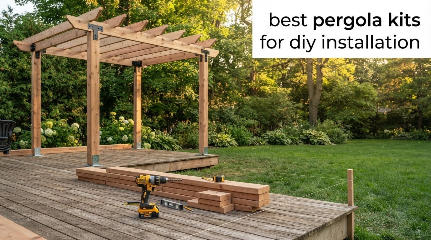 best pergola kits for diy installation