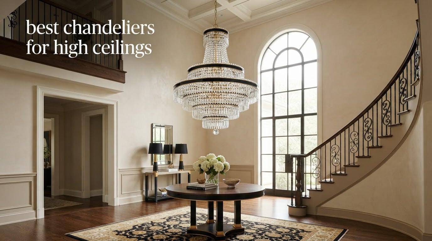 best chandeliers for high ceilings