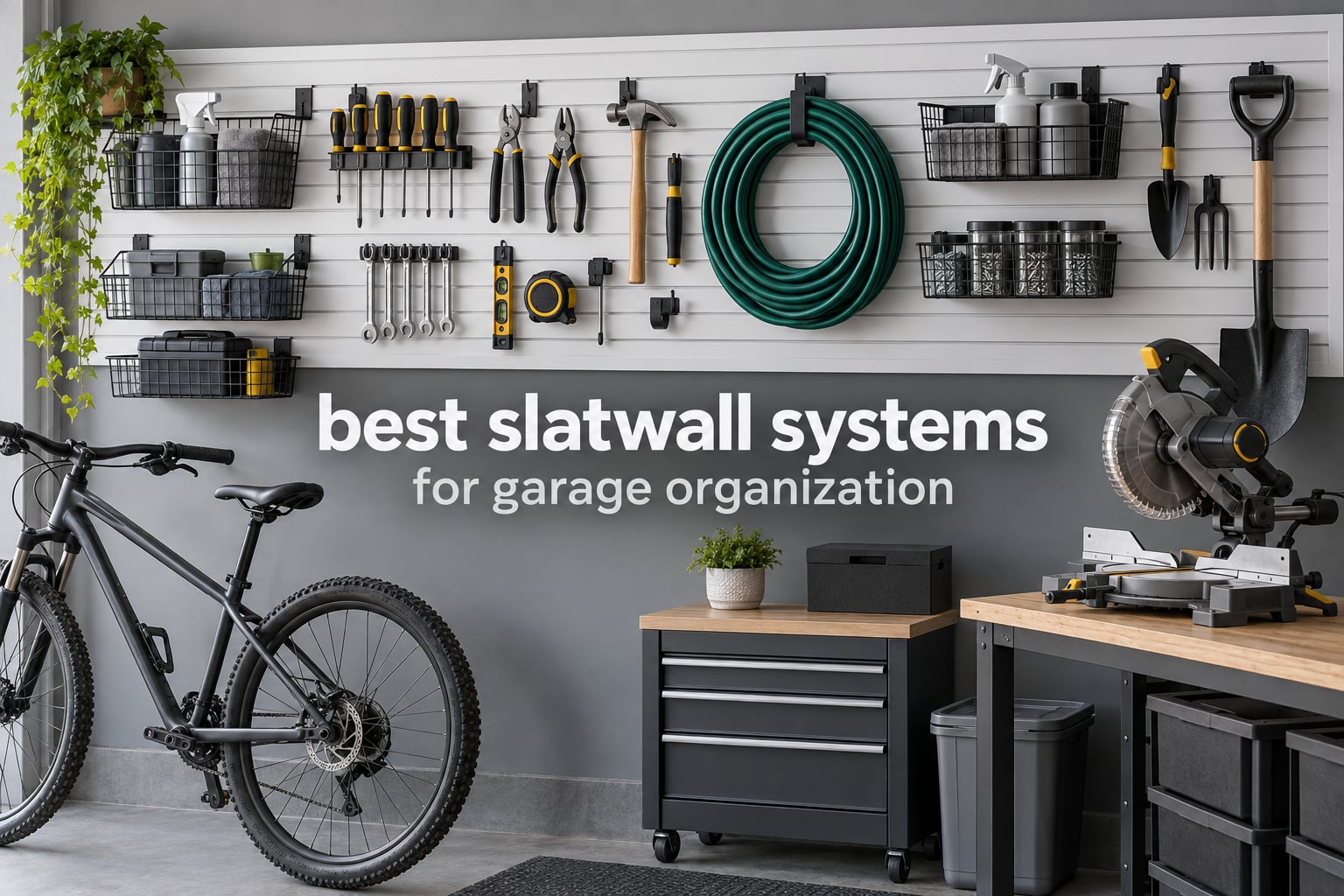 best slatwall systems for garage organization