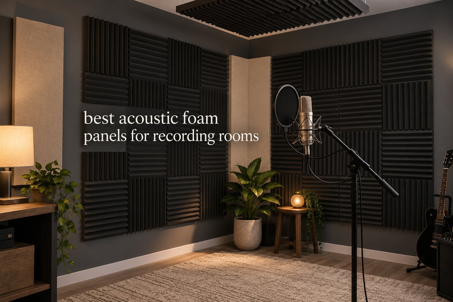 best acoustic foam panels for recording rooms