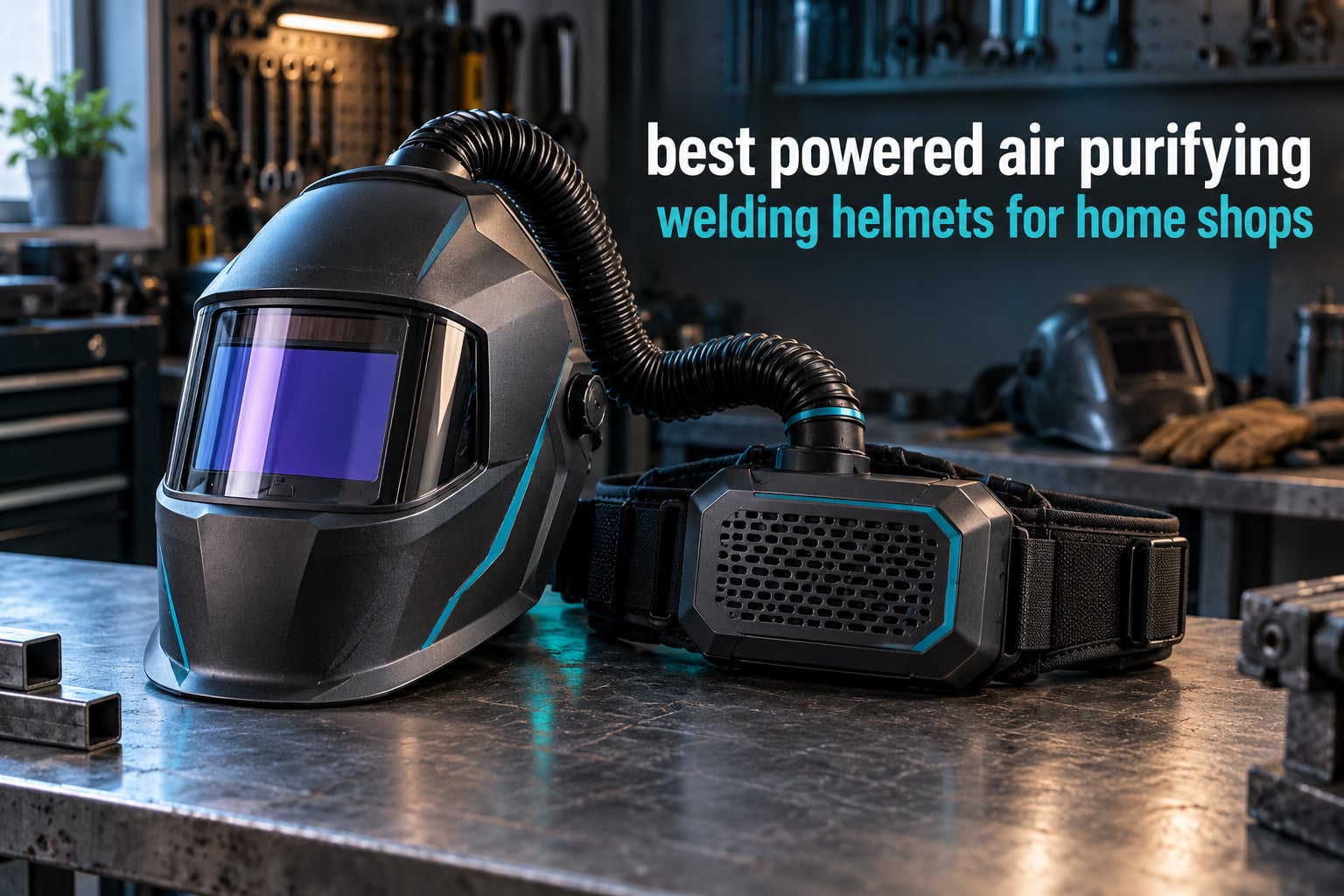 best powered air purifying welding helmets for home shops