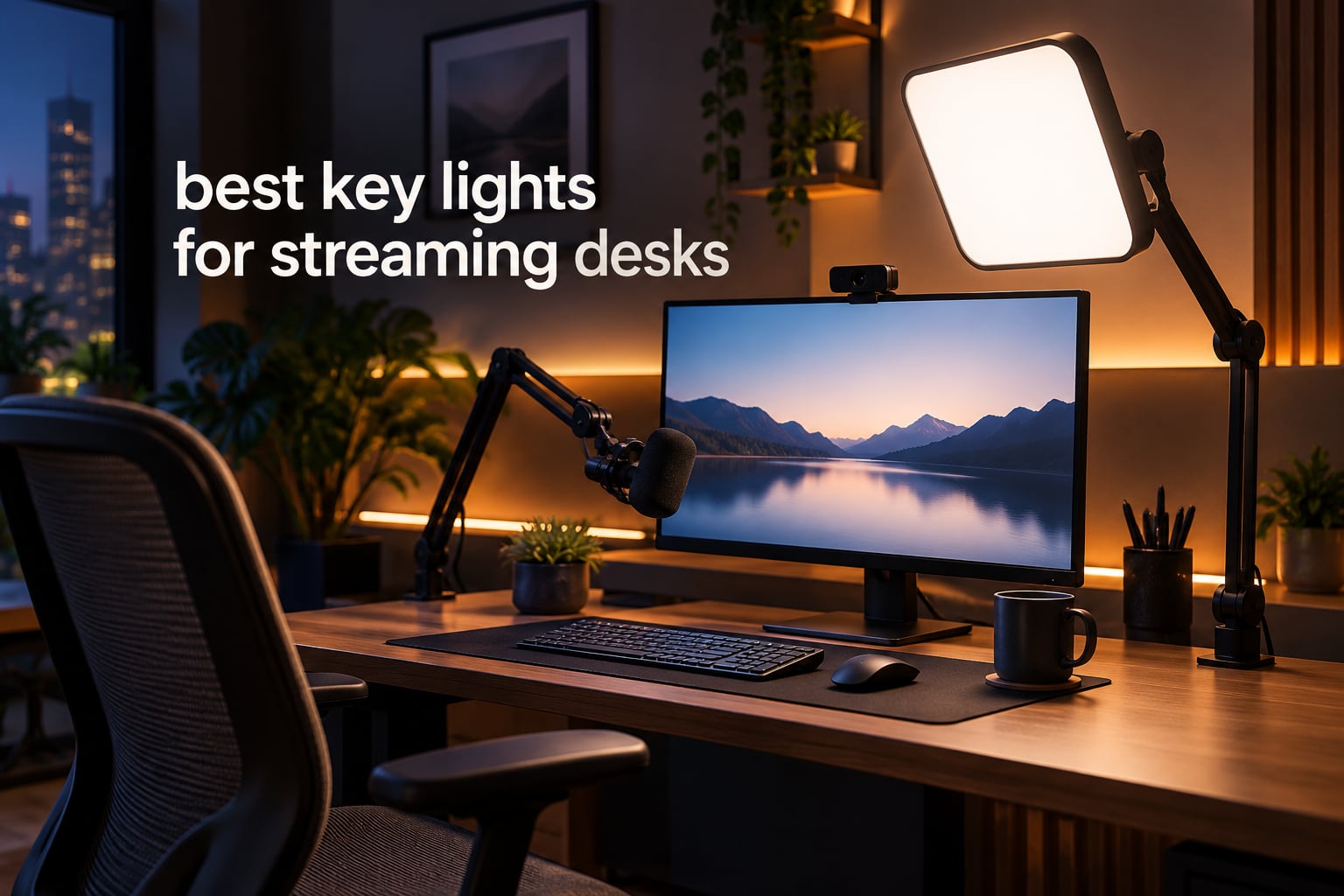 best key lights for streaming desks