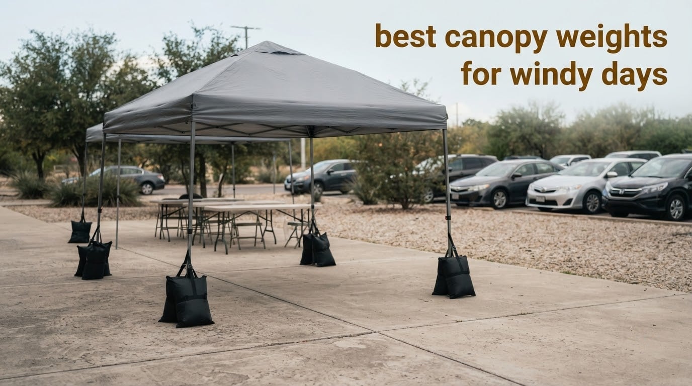 best canopy weights for windy days