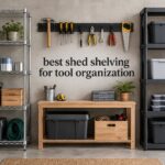 best shed shelving for tool organization