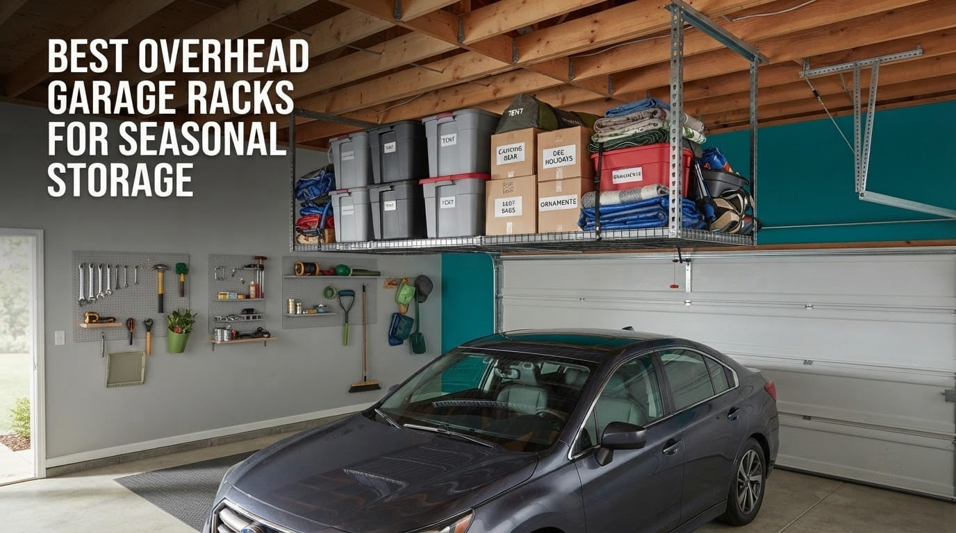 best overhead garage racks for seasonal storage