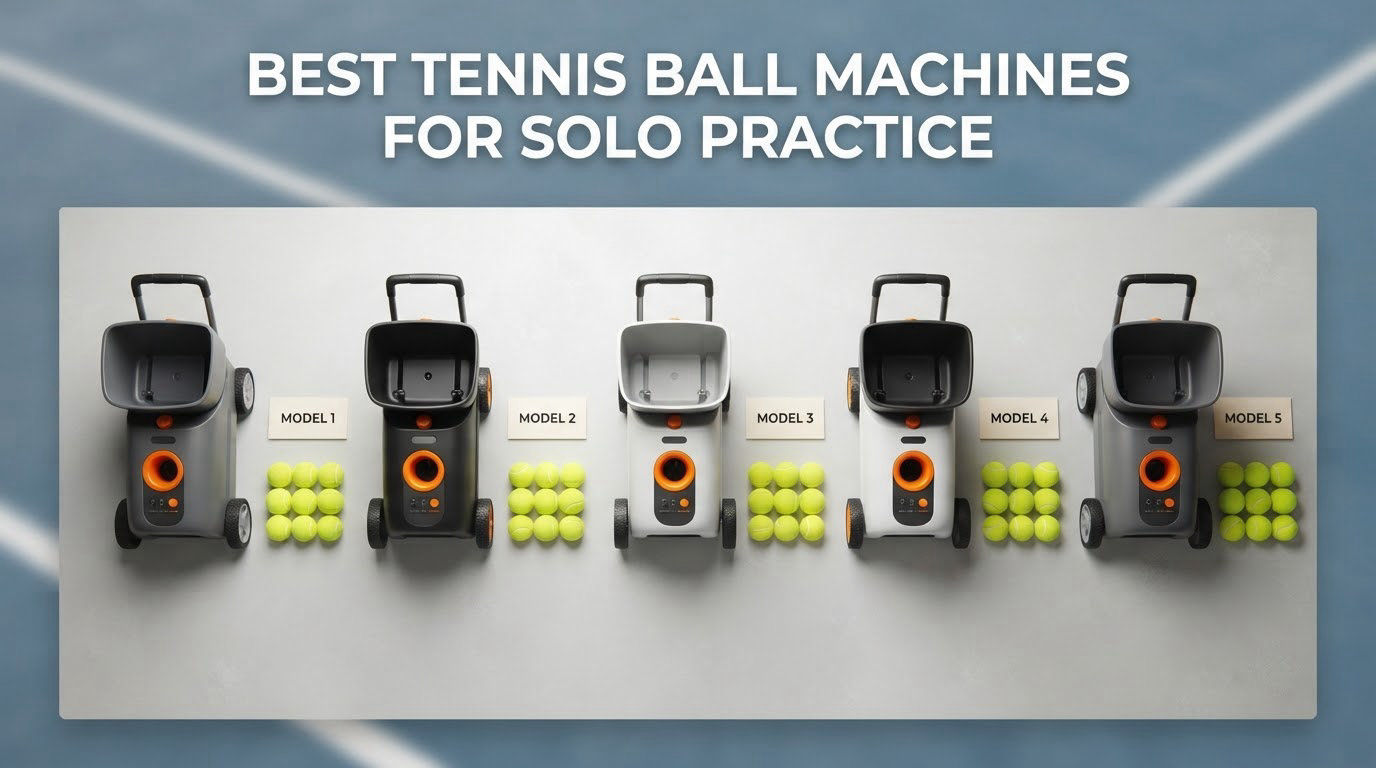 best tennis ball machines for solo practice