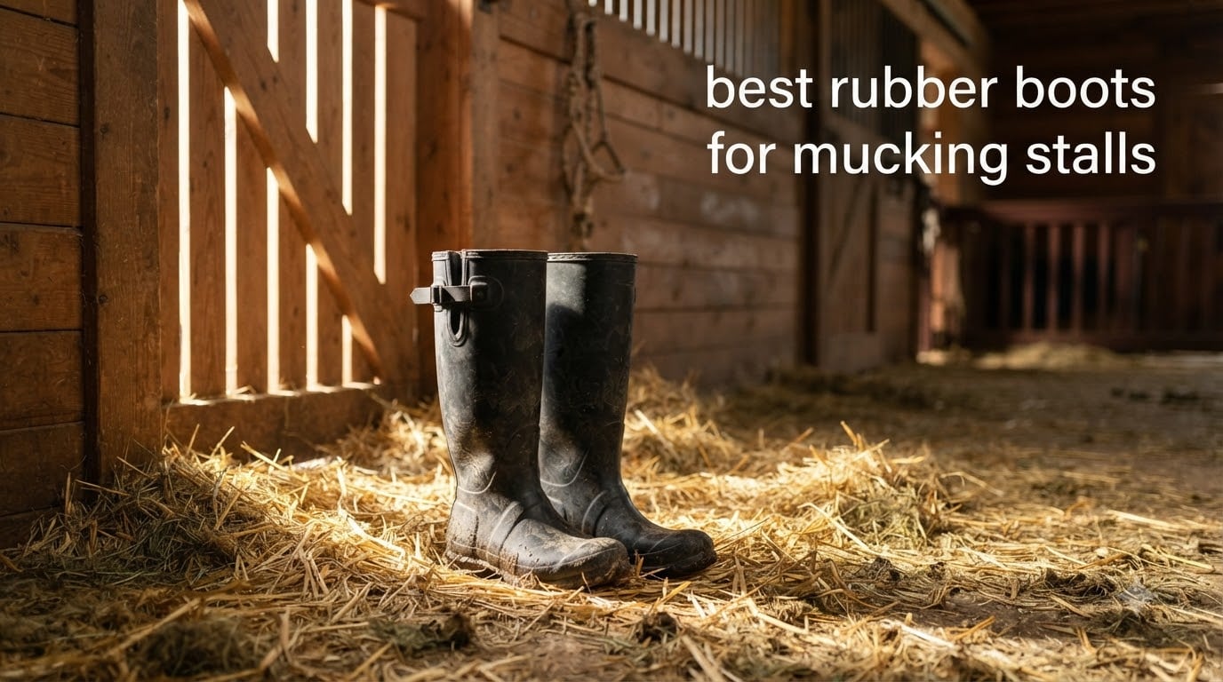 best rubber boots for mucking stalls