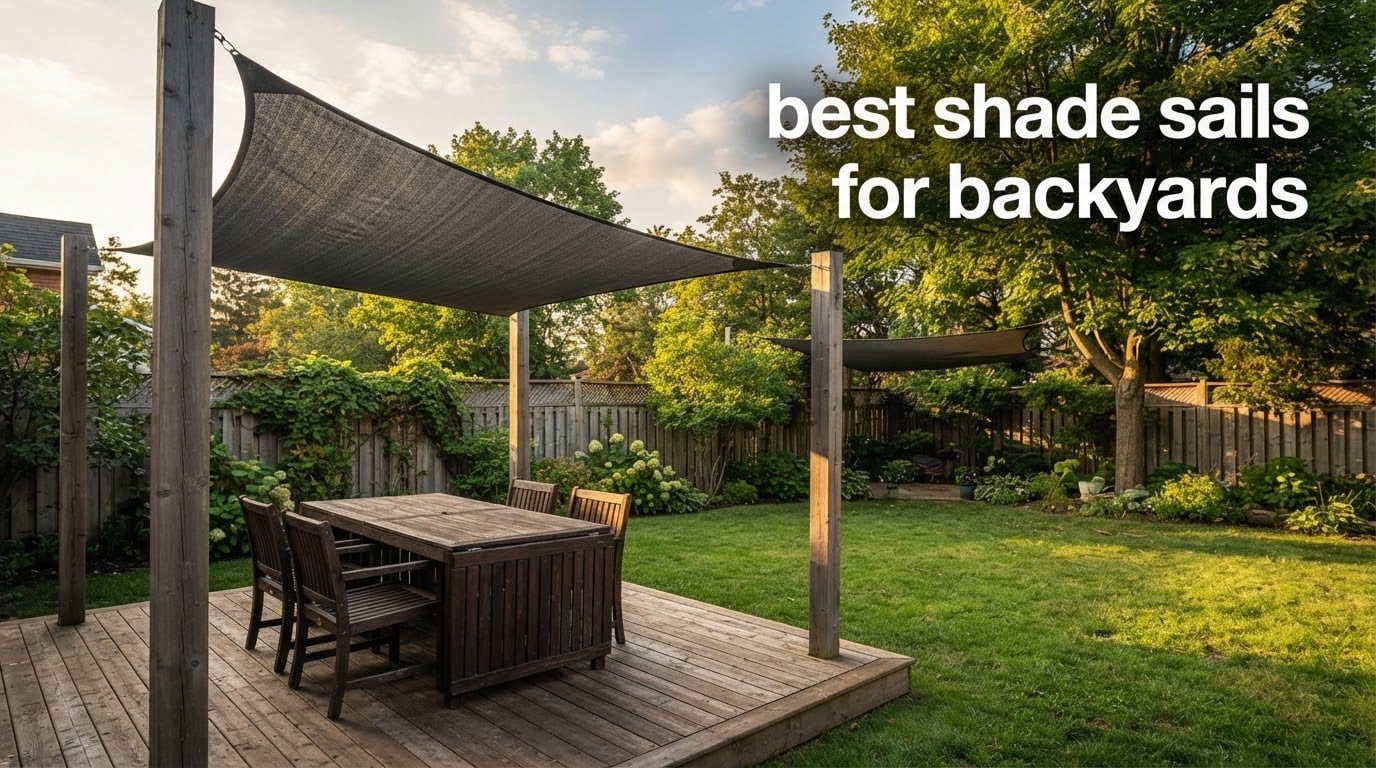best shade sails for backyards