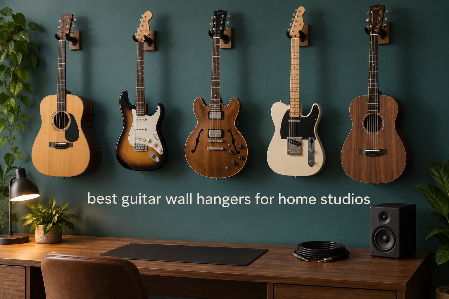 best guitar wall hangers for home studios