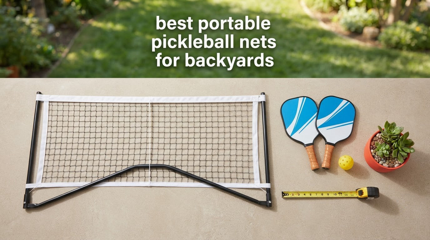 best portable pickleball nets for backyards