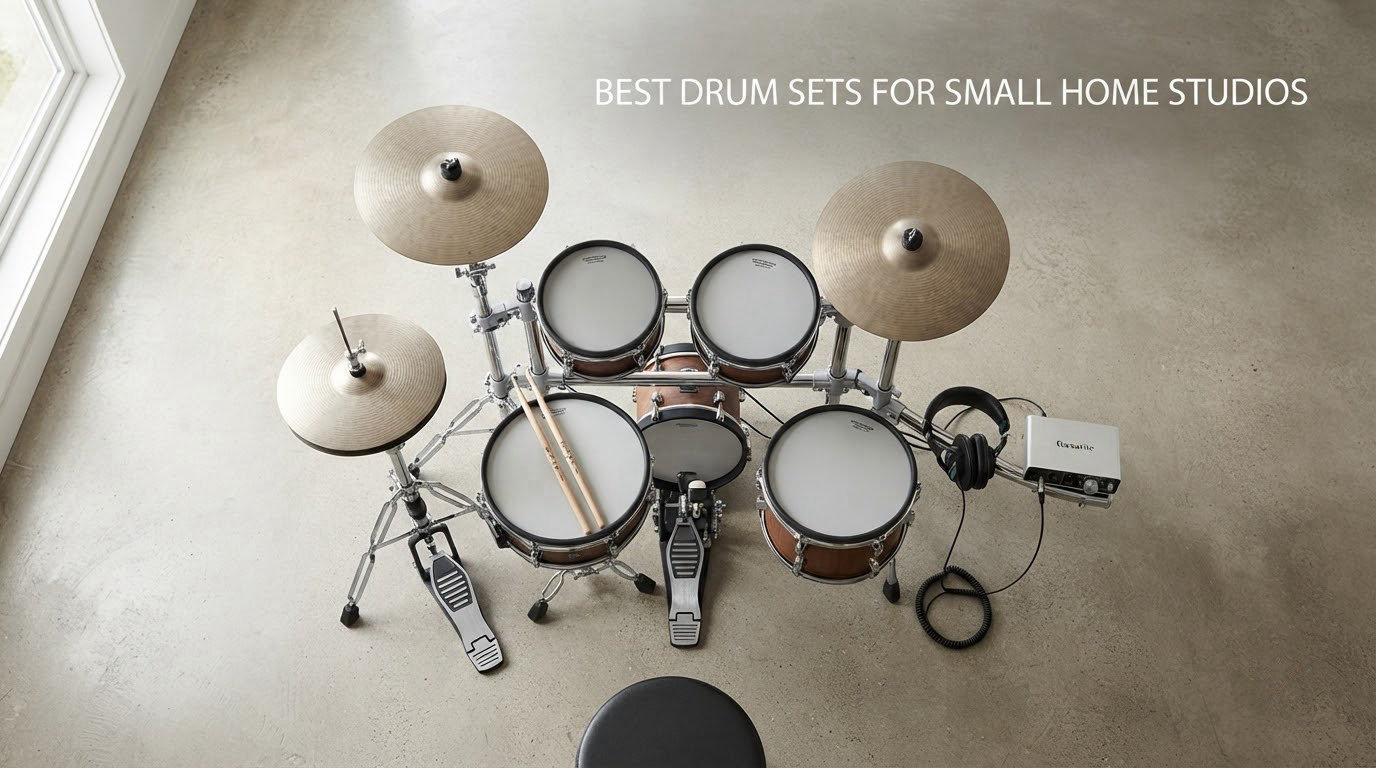 best drum sets for small home studios