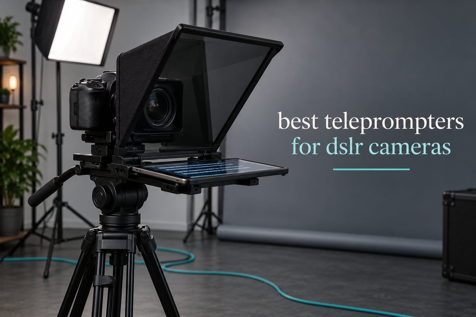 best teleprompters for dslr cameras