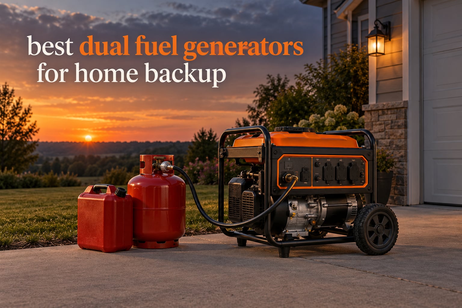 best dual fuel generators for home backup