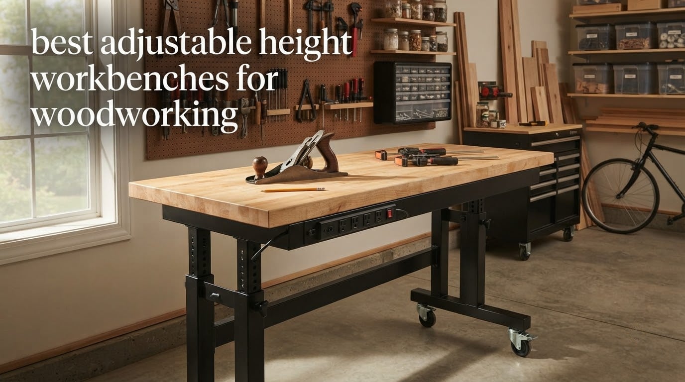 best adjustable height workbenches for woodworking