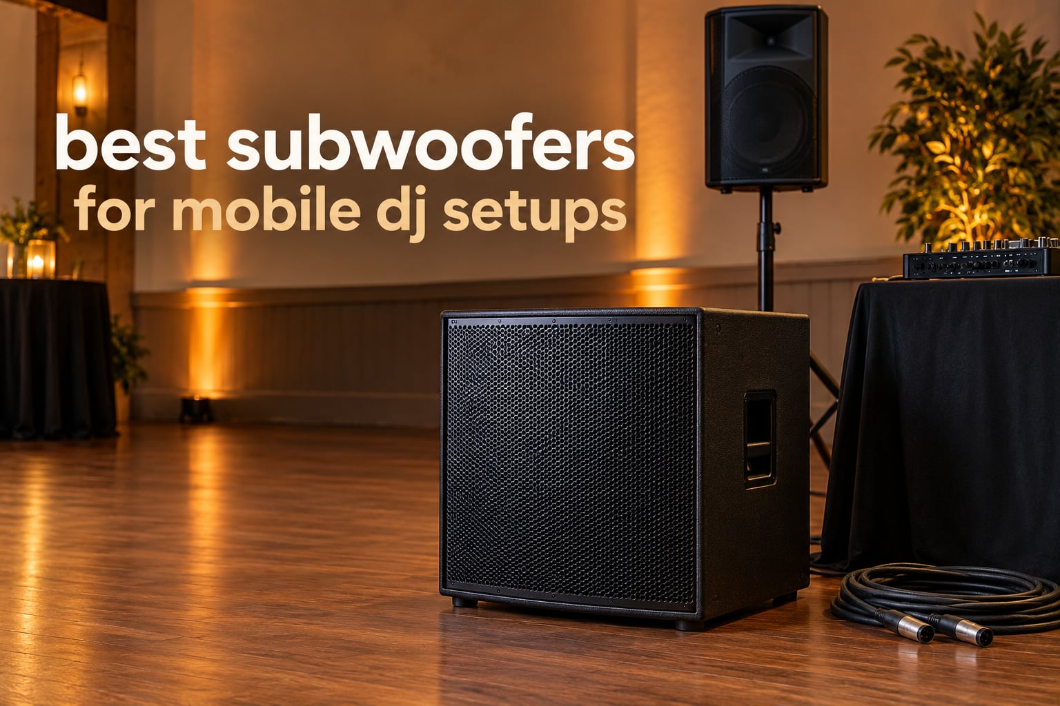 best subwoofers for mobile dj setups