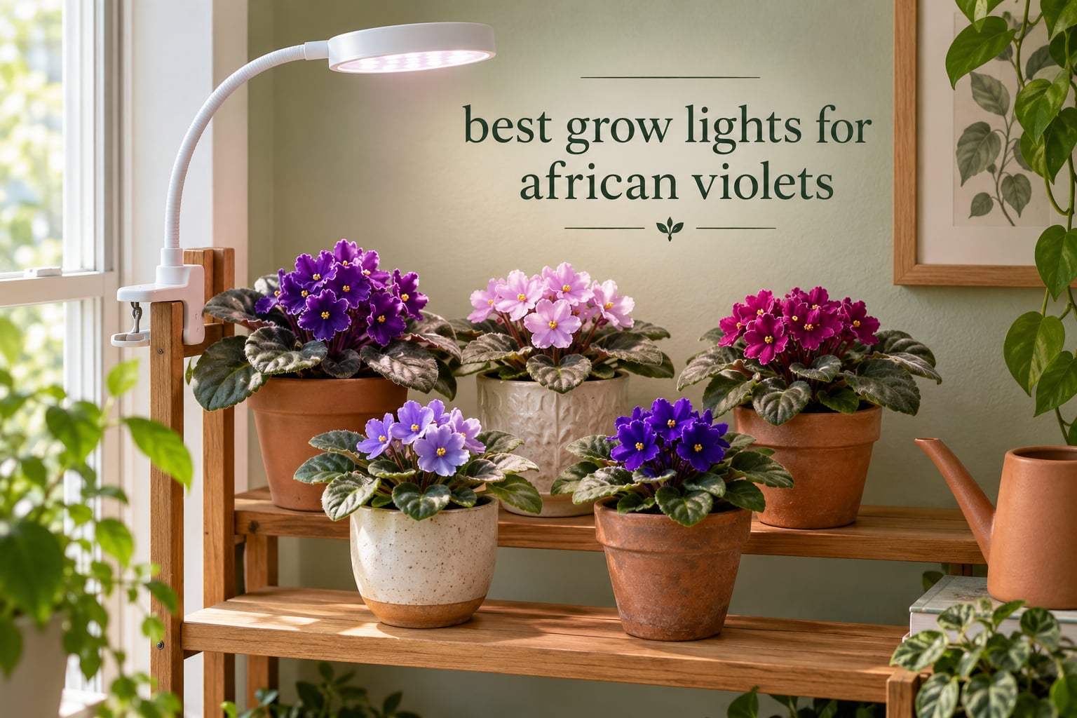 best grow lights for african violets