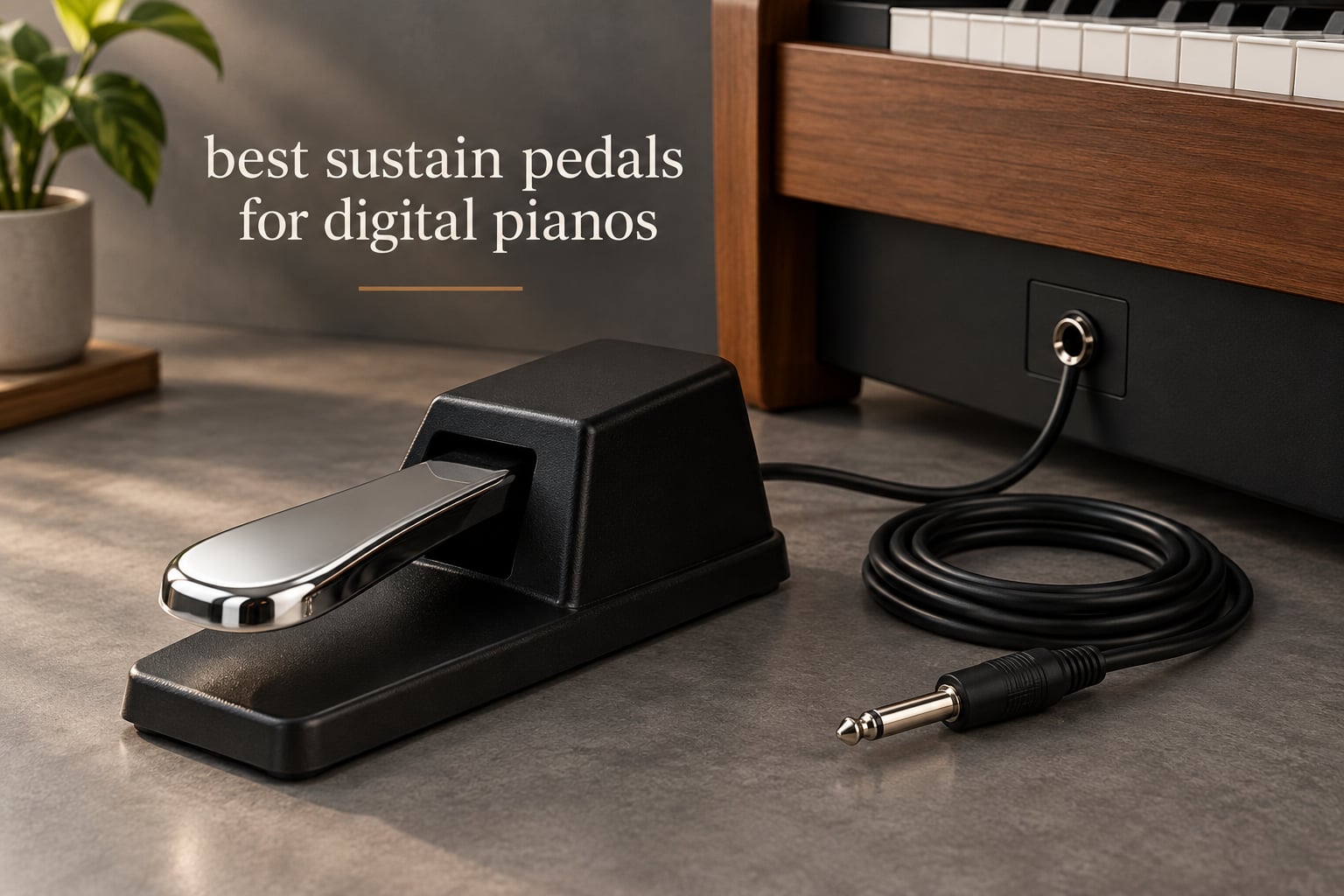 best sustain pedals for digital pianos