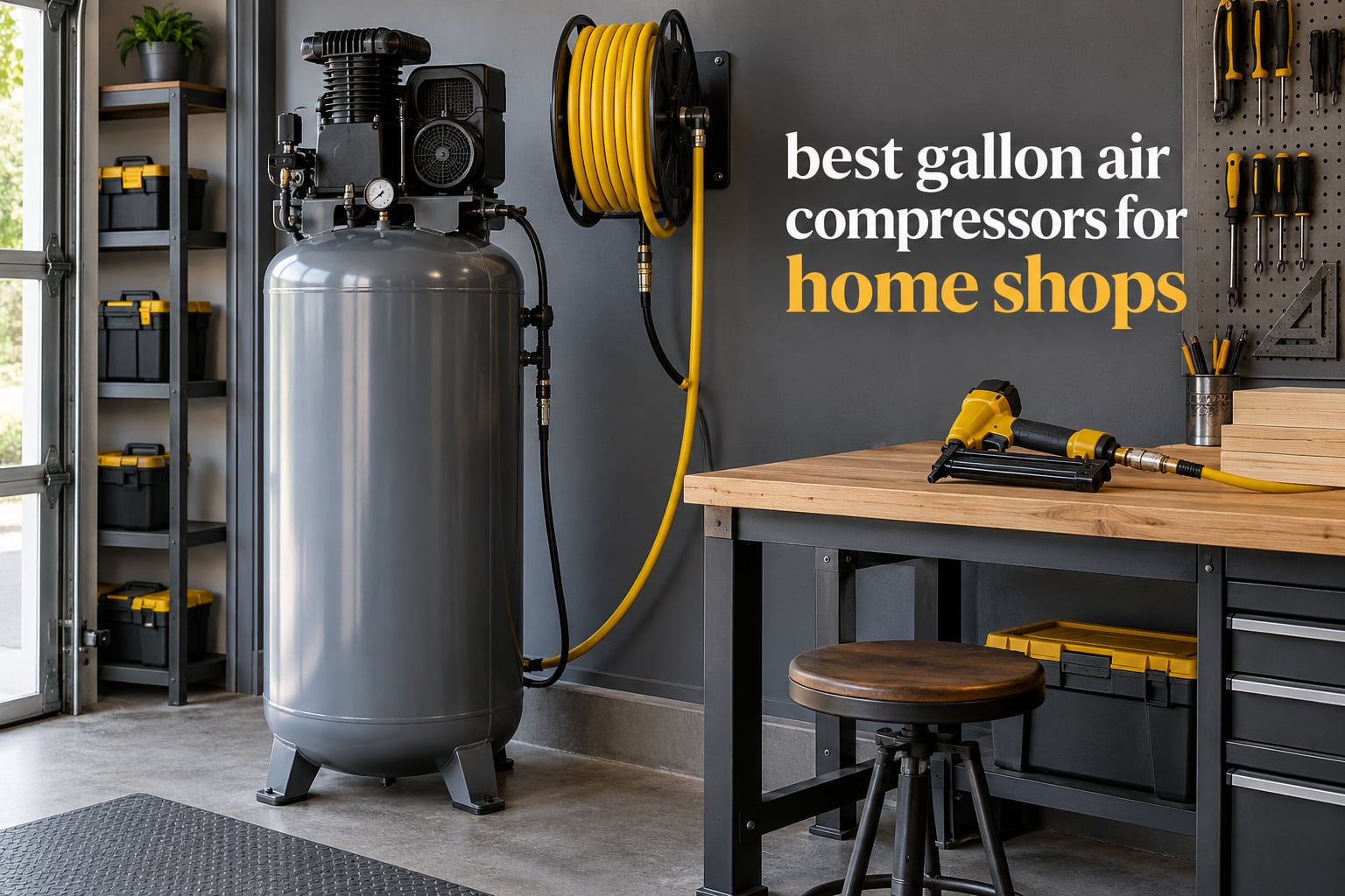 best 60 gallon air compressors for home shops