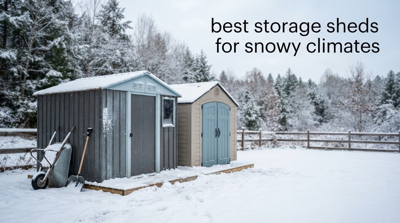 best storage sheds for snowy climates