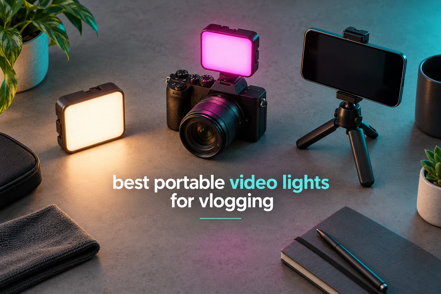 best portable video lights for vlogging