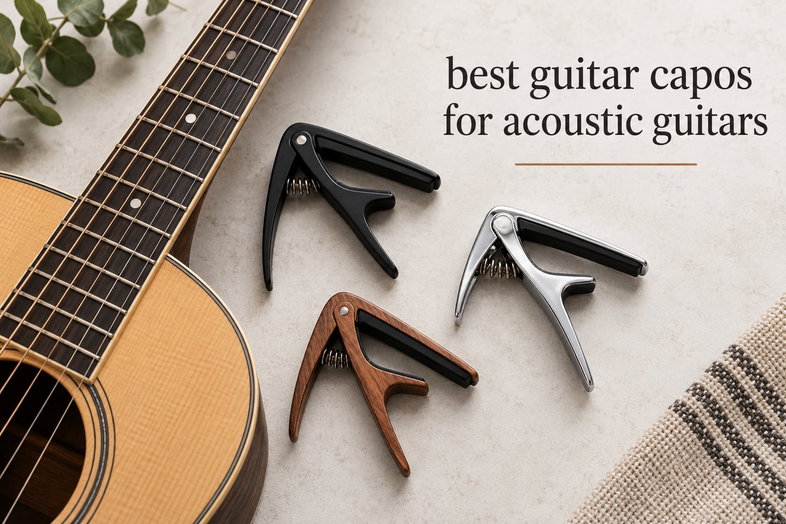 best guitar capos for acoustic guitars