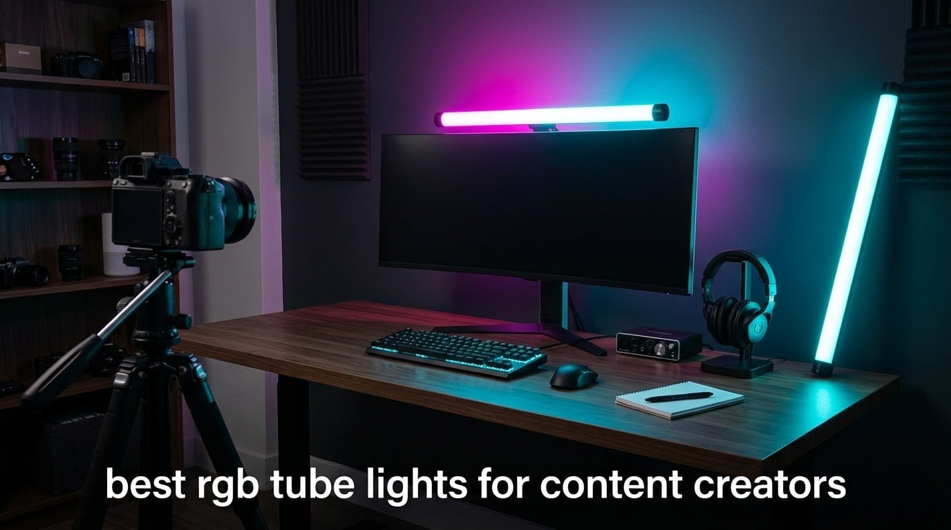 best rgb tube lights for content creators