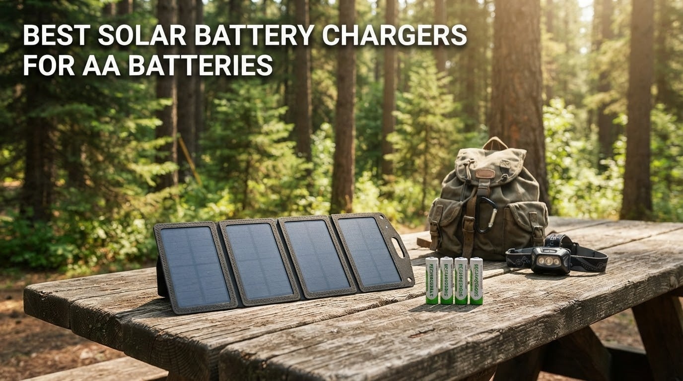 best solar battery chargers for aa batteries