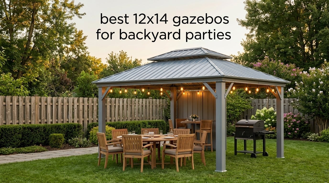best 12x14 gazebos for backyard parties
