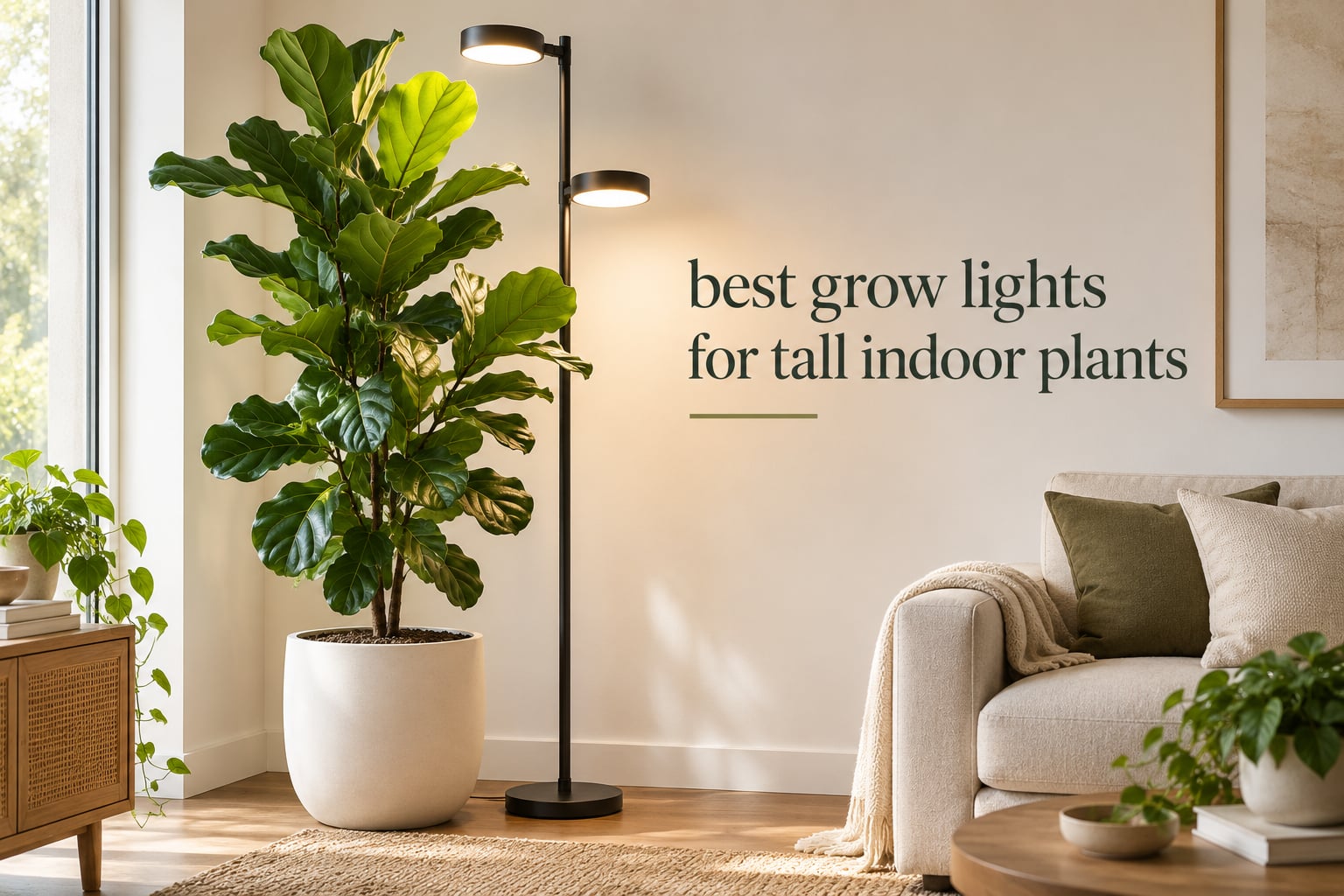 best grow lights for tall indoor plants