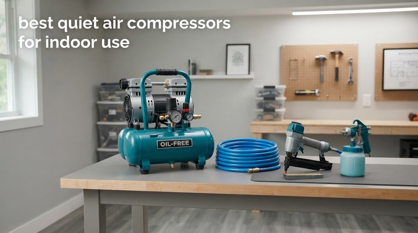 best quiet air compressors for indoor use
