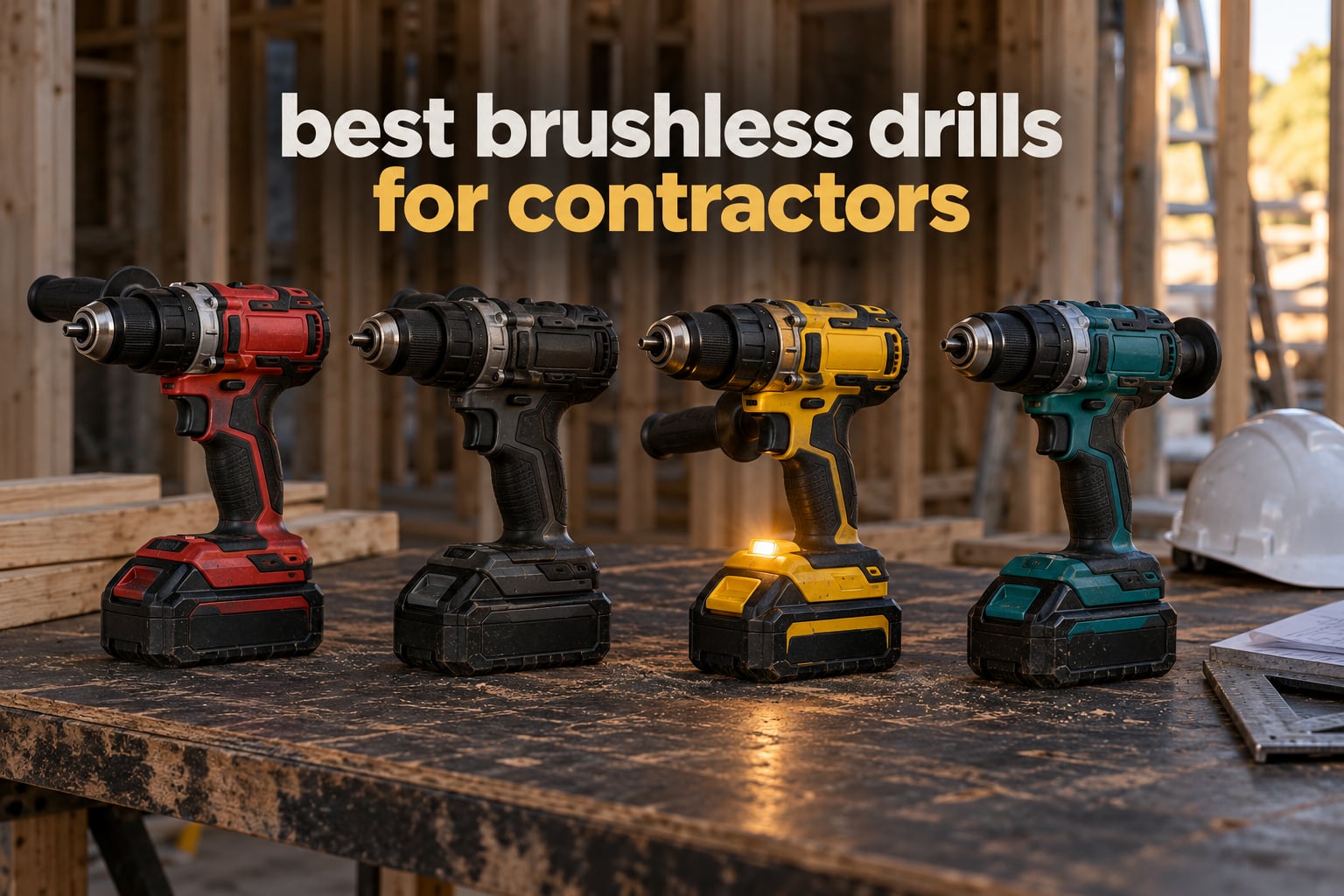 best brushless drills for contractors