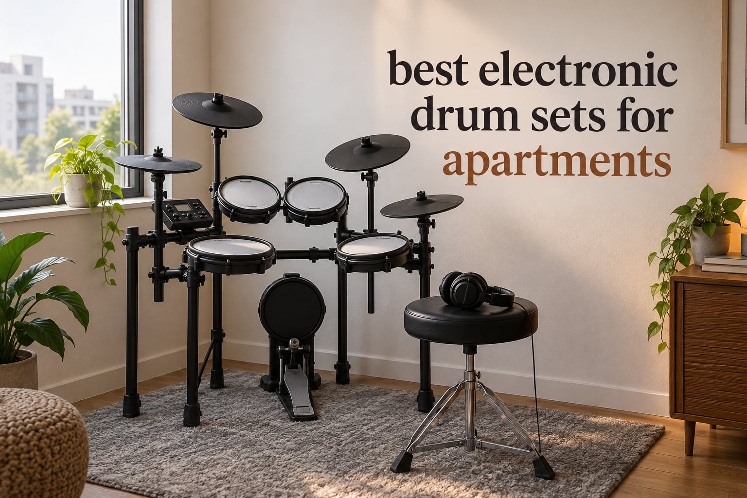 best electronic drum sets for apartments