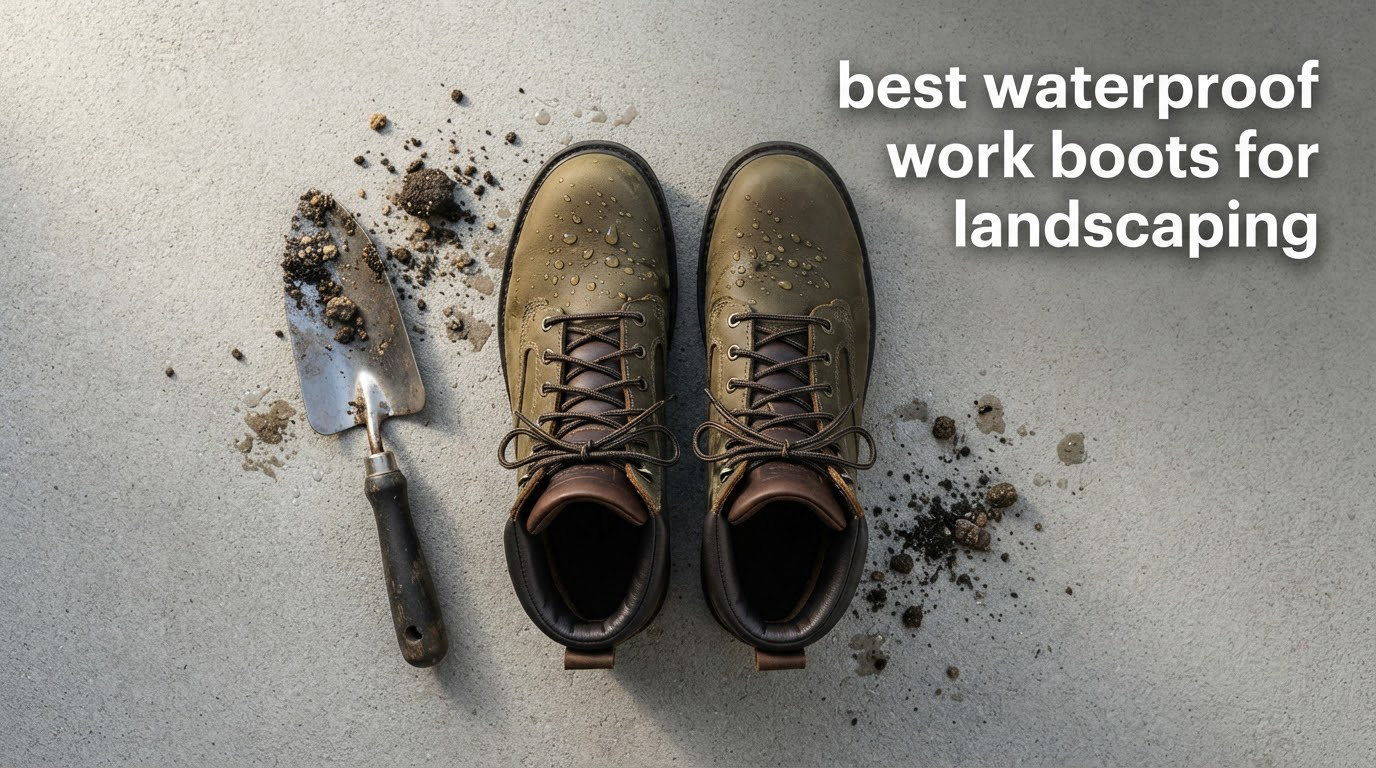 best waterproof work boots for landscaping