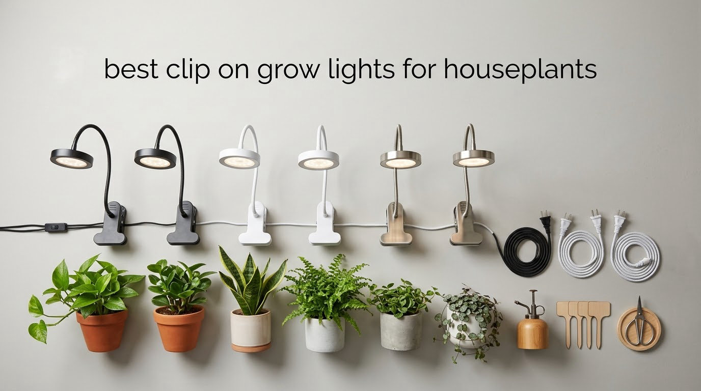 best clip on grow lights for houseplants