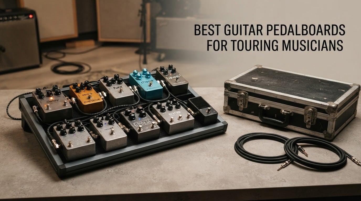 best guitar pedalboards for touring musicians
