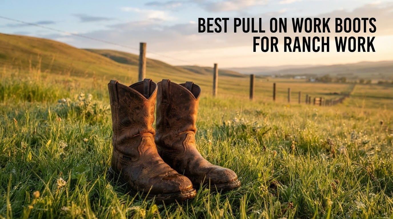 best pull on work boots for ranch work